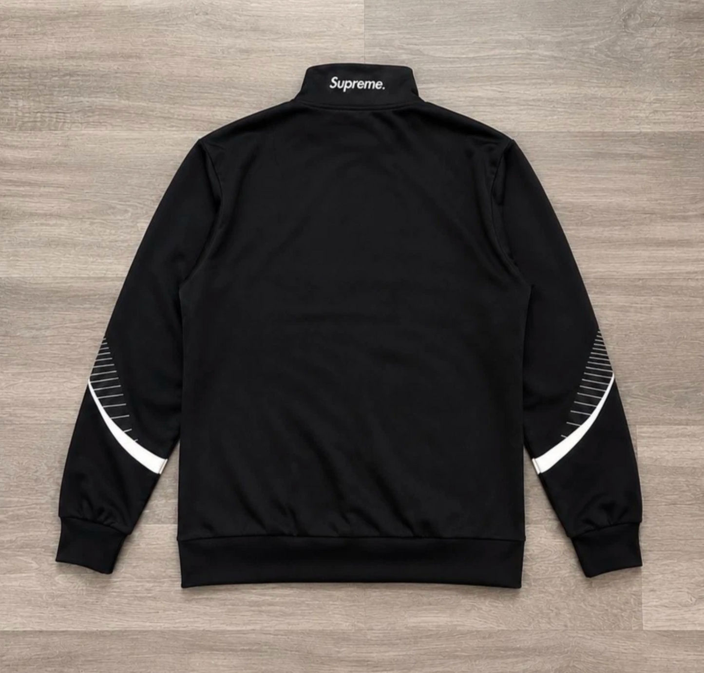 Supreme x Umbro Track Jacket Black and White Full Zip Size Small