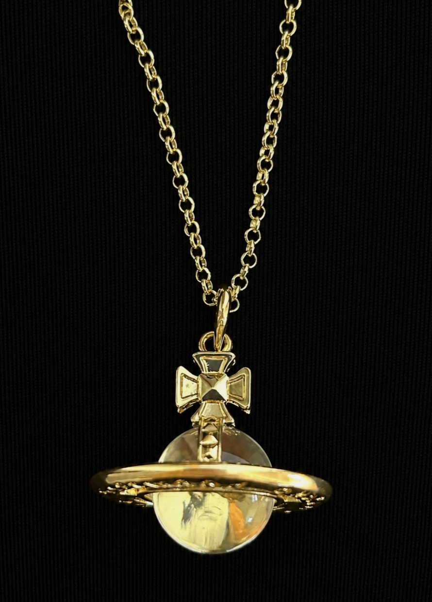 Vivienne Westwood Orb Necklace Pendant Gold Brand New