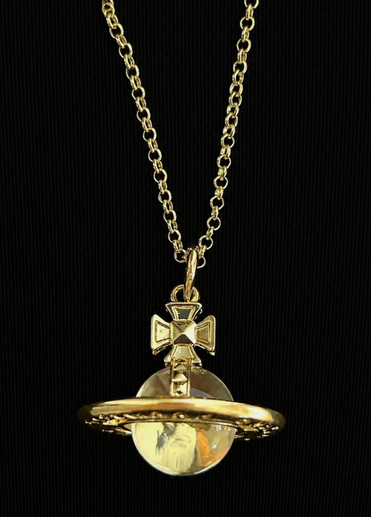 Vivienne Westwood Orb Necklace Pendant Gold Brand New