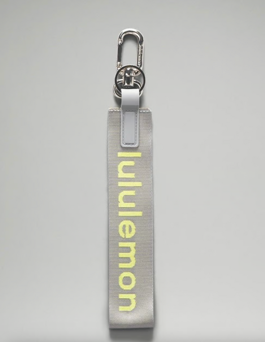 Lululemon Never Lost Keychain Grey Green New With Tags